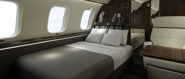 Bombardier Global 7500 master suite original design
